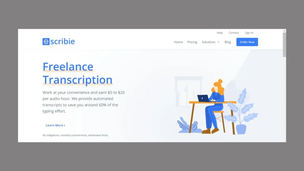 موقع Scribie