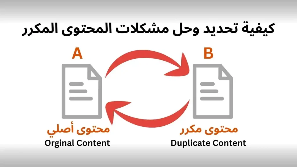 كيفية تحديد وحل مشكلات المحتوى المكرر